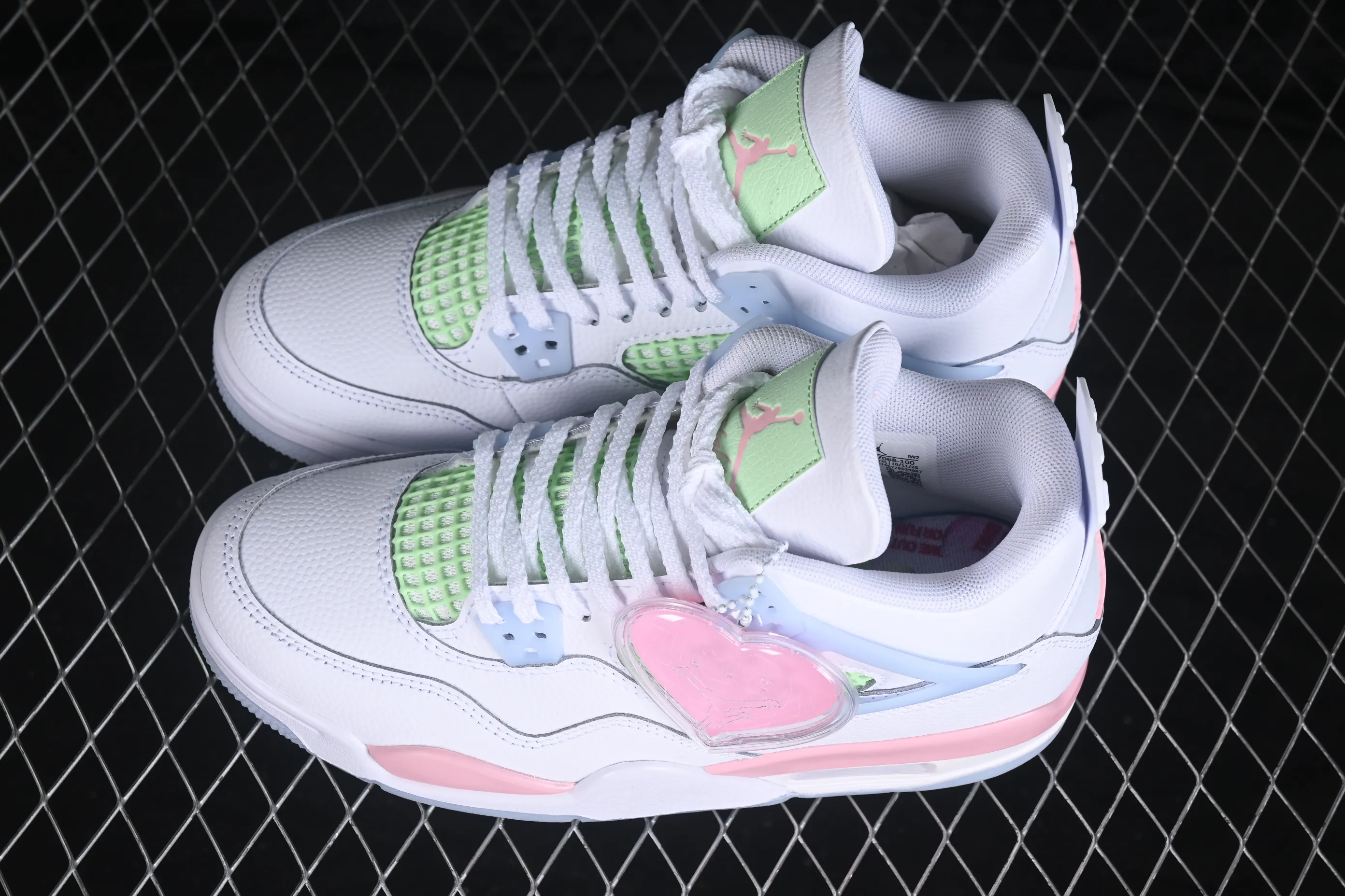 All categories Air Jordan Jordan series basketball shoes Air Jordan 4 Air Jordan 4 "Valentine’s Day" AJ4 Joe 4 Macaron IB7068-100